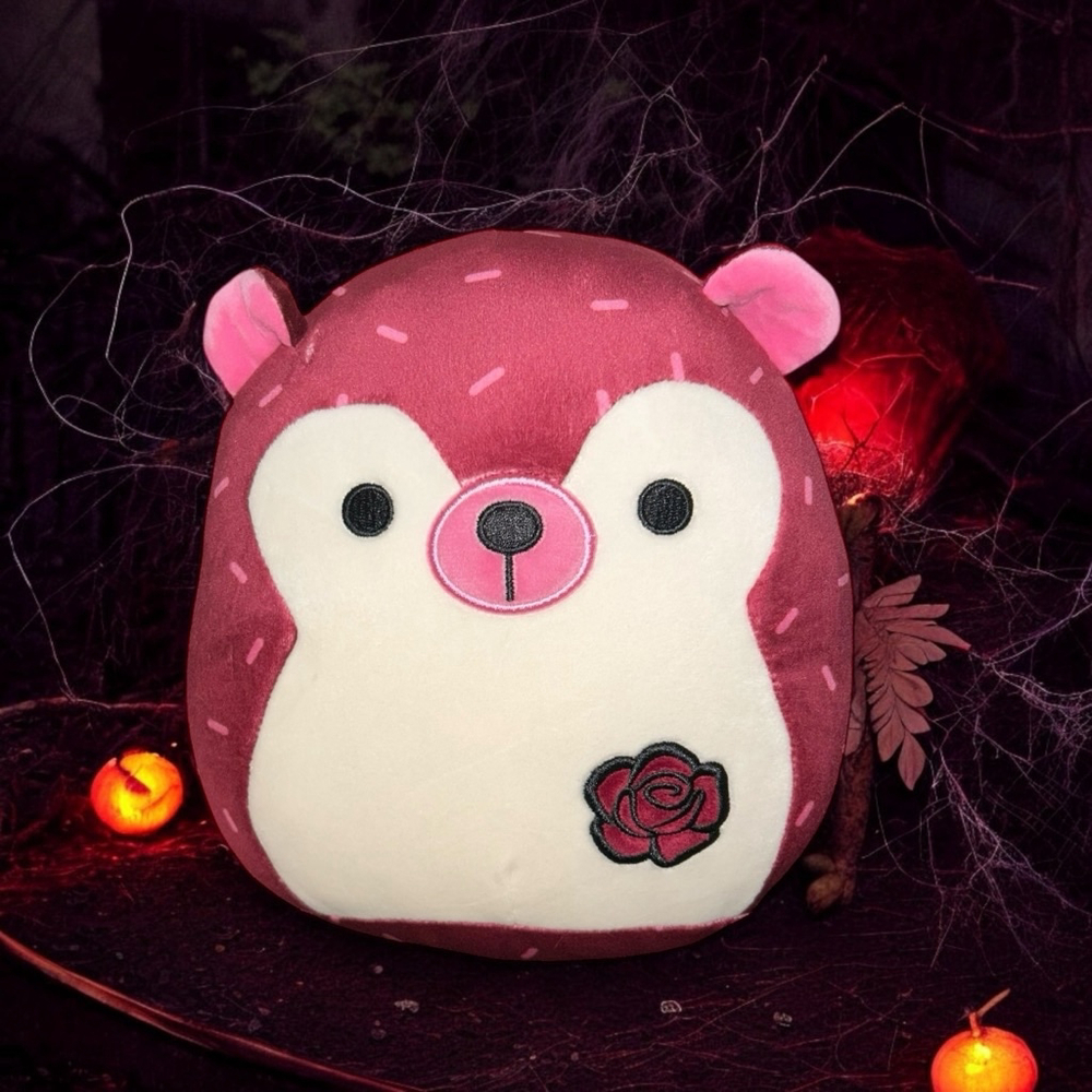 7-inch Kira the Hedgehog Girly Goth First to Market Rose Squishmallows Plush